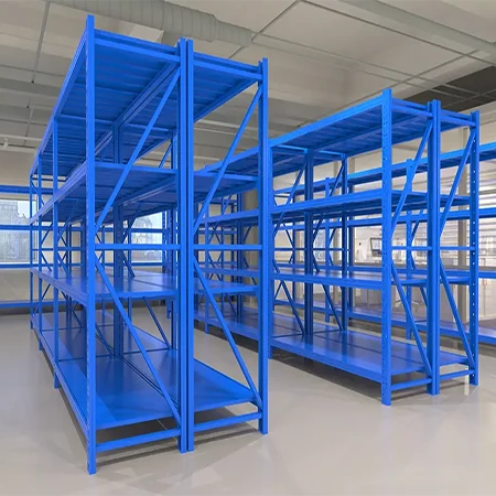 Medium Duty Storage Racks in Warehouse